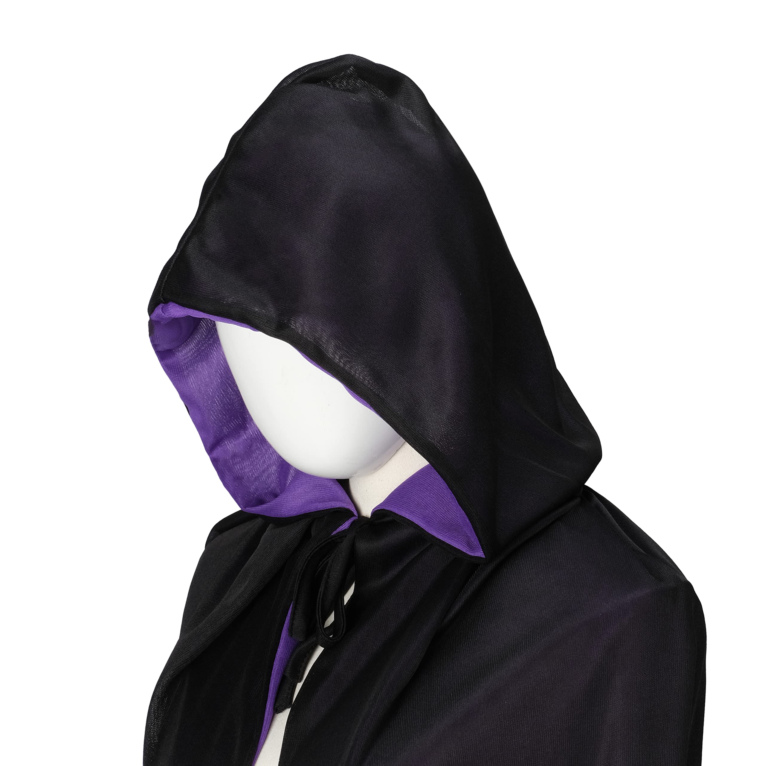 Regenboog Adult Cloak Toddle,Stand Collar Reversible Cape,Halloween Christmas Costume,Dress up,Wizard,Witch,Vampires Cloak - Image 5