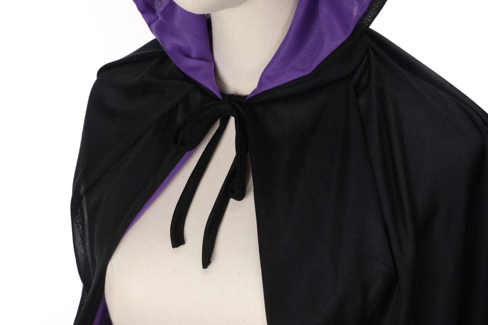 Regenboog Adult Cloak Toddle,Stand Collar Reversible Cape,Halloween Christmas Costume,Dress up,Wizard,Witch,Vampires Cloak - Image 7