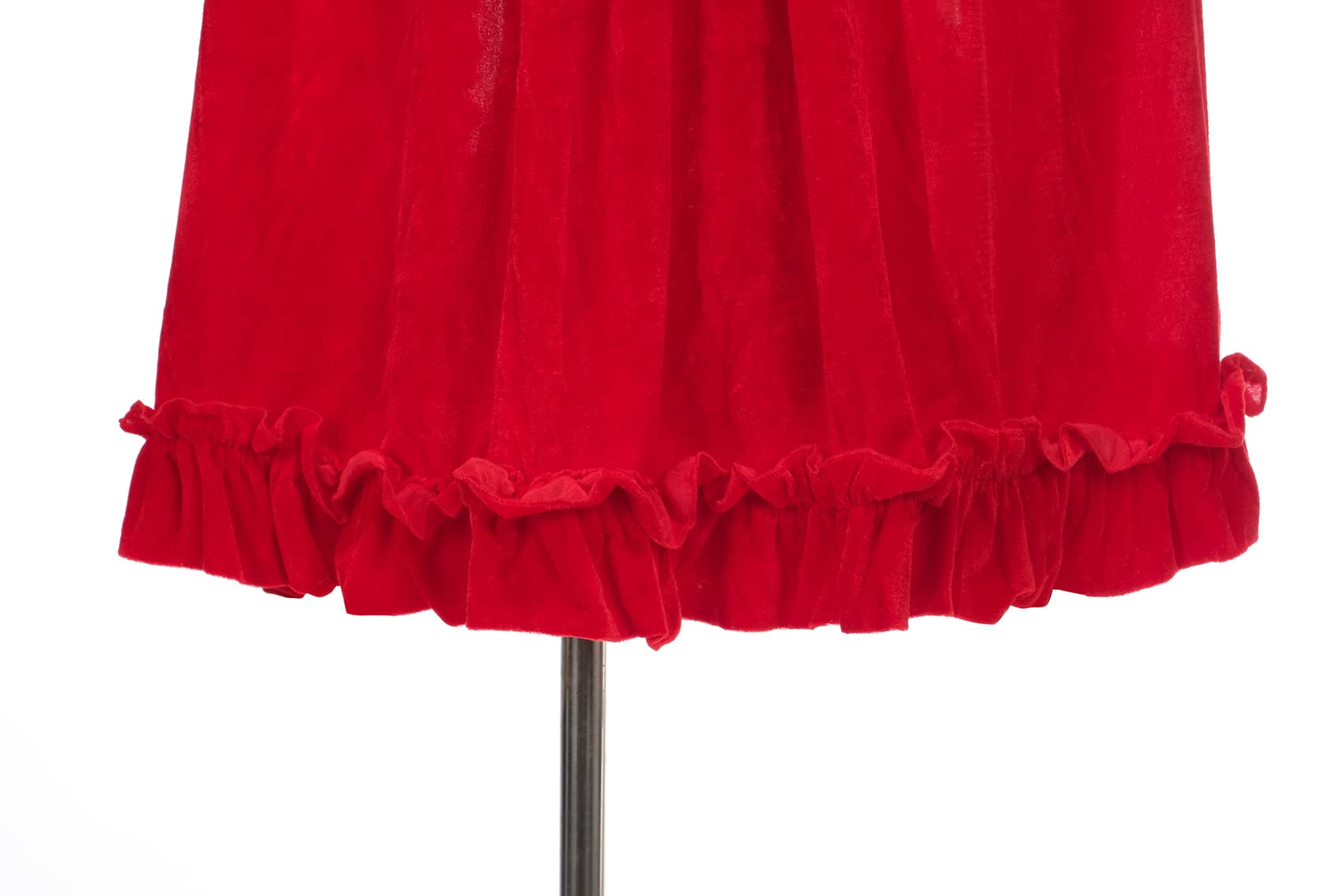 Regenboog Little Red Riding Hood Cape Women,Red Velvet Cape,Halloween Christmas Costume - Image 8