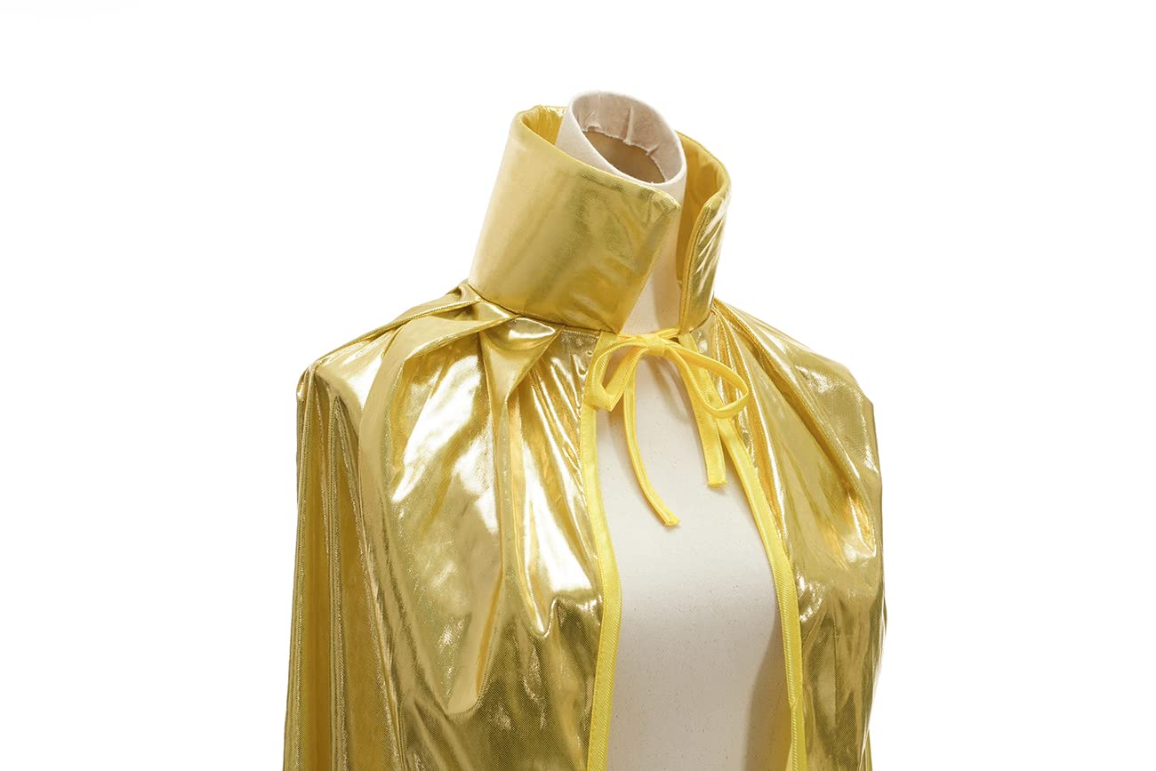 Regenboog Mardi Gras Cape for Women Men,Adult Mardi Gras Cloak with Collar,St. Patrick's Day,Halloween Attractive Cloak - Image 5