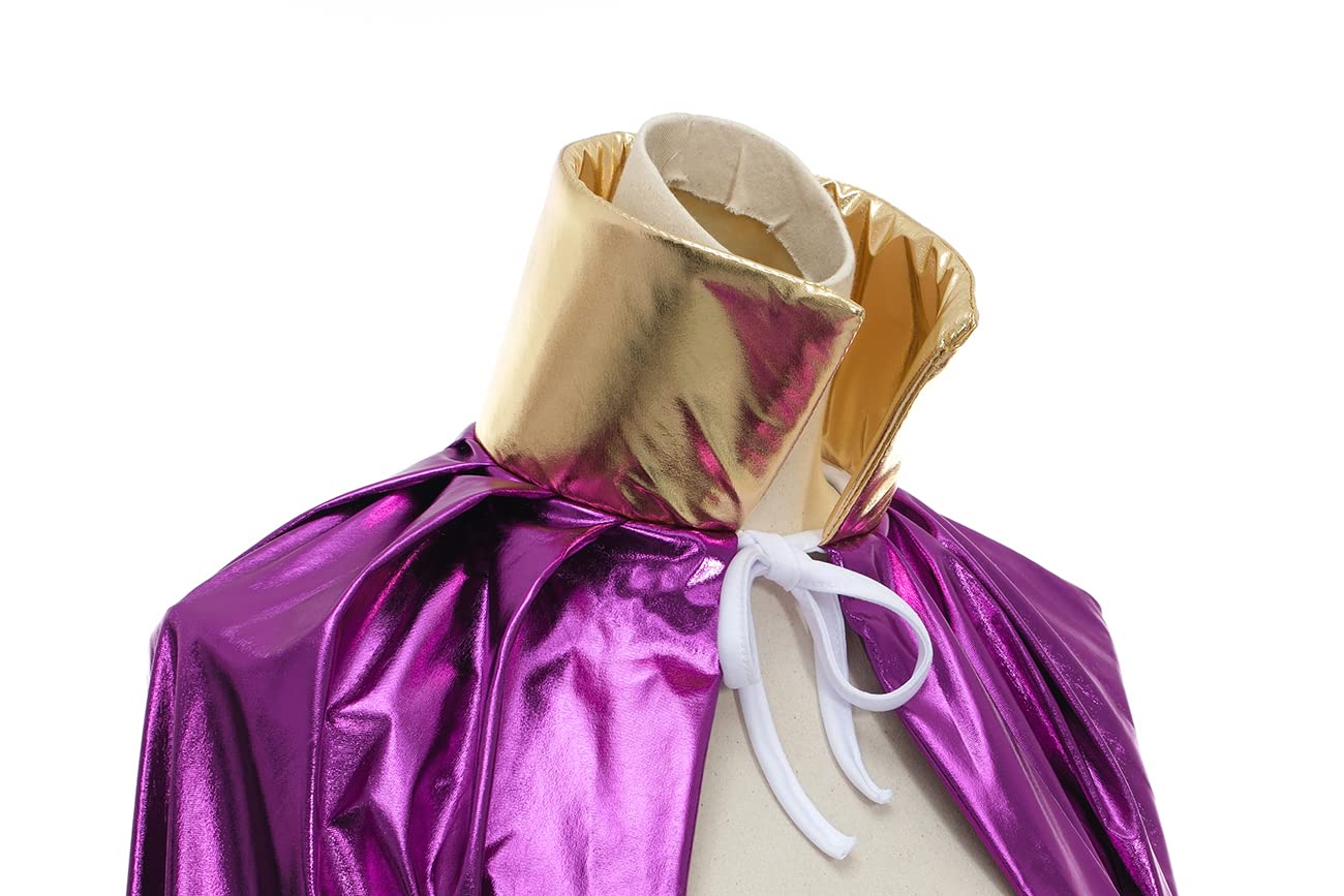 Regenboog Mardi Gras Cape for Women Men,Adult Mardi Gras Cloak with Collar,St. Patrick's Day,Halloween Attractive Cloak - Image 5