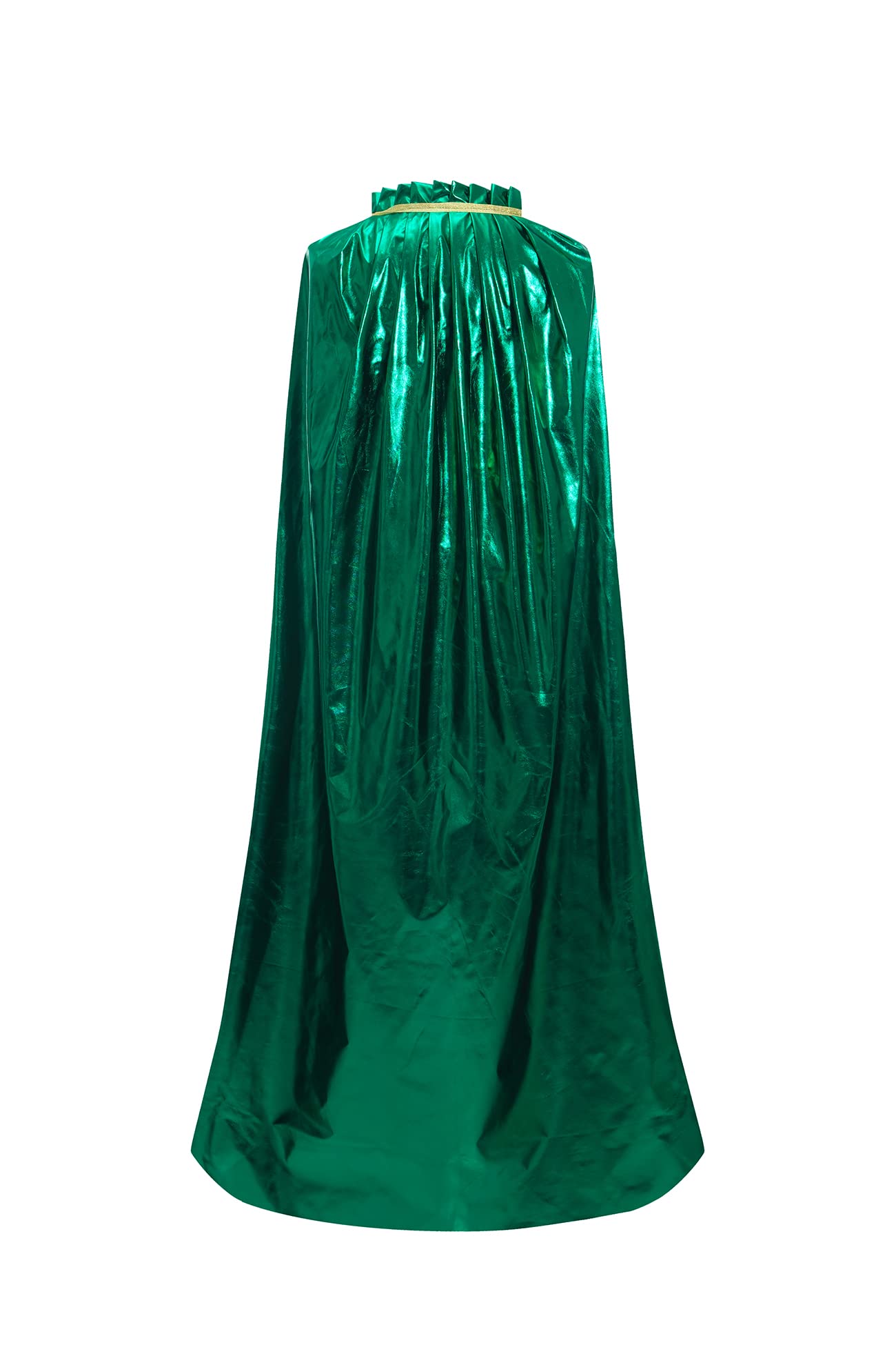 Regenboog Mardi Gras Cape for Women Men,Adult Mardi Gras Cloak with Collar,St. Patrick's Day,Halloween Attractive Cloak - Image 3