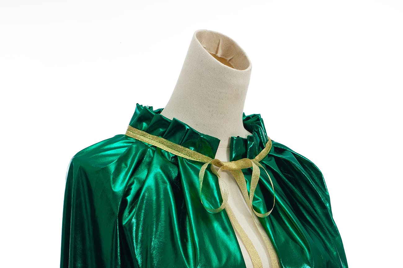 Regenboog Mardi Gras Cape for Women Men,Adult Mardi Gras Cloak with Collar,St. Patrick's Day,Halloween Attractive Cloak - Image 5