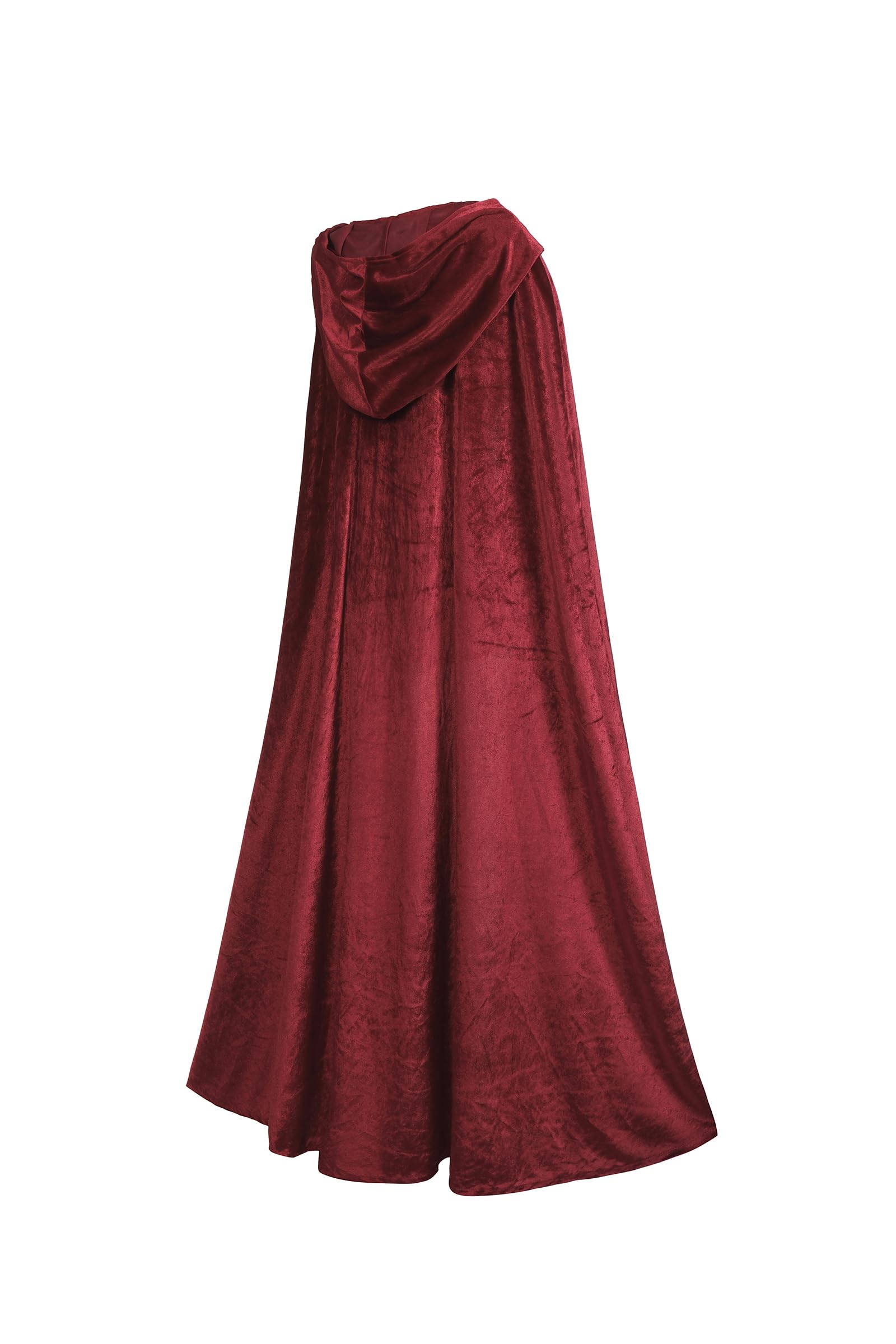 Regenboog Renaissance Velvet Cape for Women,Medieval Cape for Women,Halloween Gothic Cloak,Velvet Cloak - Image 3